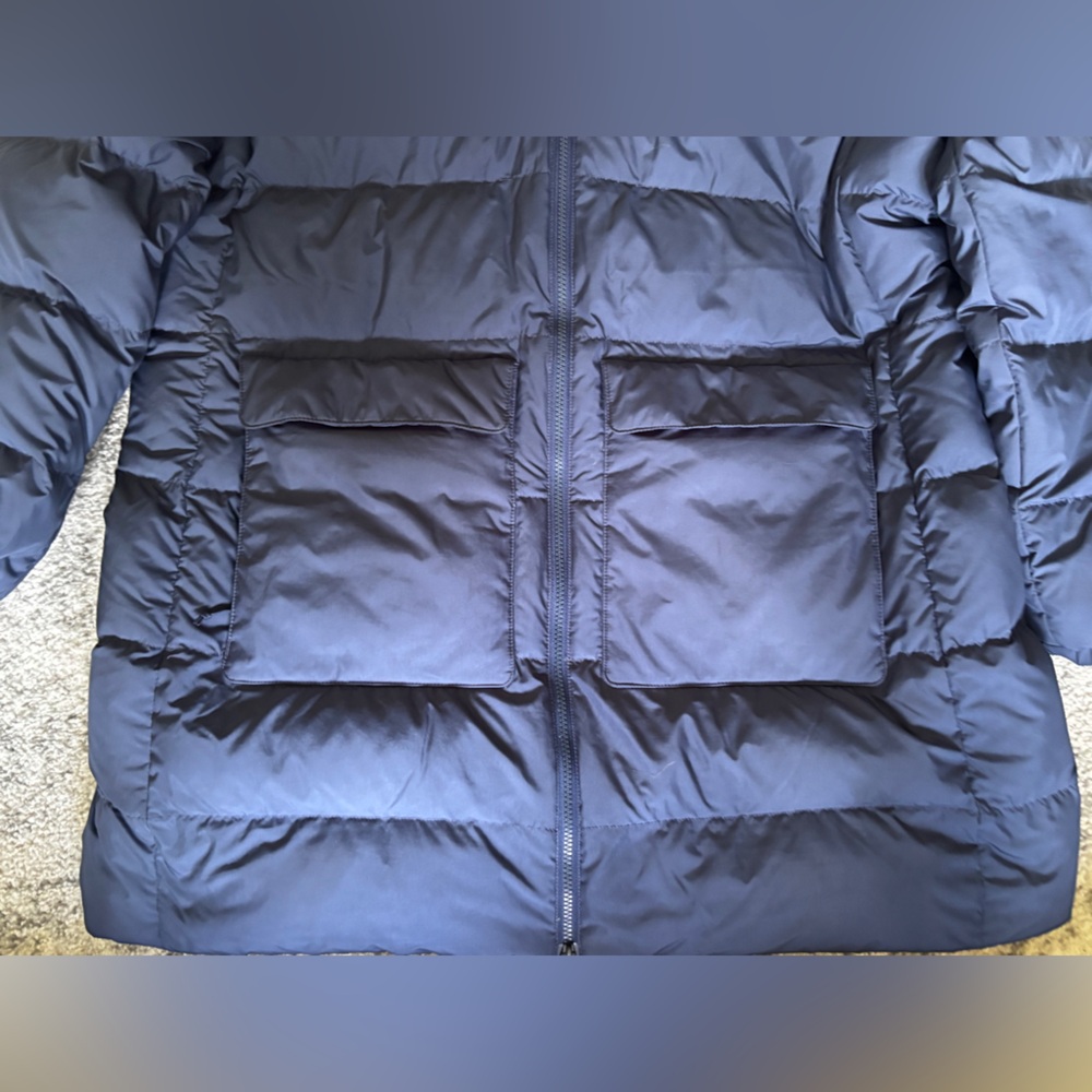 The North Face Hooded Puffer Coat Navy Women’s Size XXXL NWOT - Picture 6 of 6